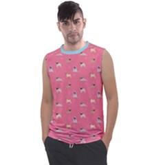 Funny Pugs  Cute Pets Men s Regular Tank Top by SychEva