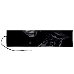 Beauty Woman Black And White Photo Illustration Roll Up Canvas Pencil Holder (l) by dflcprintsclothing