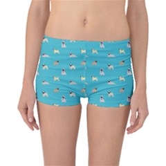 Funny Pugs Boyleg Bikini Bottoms