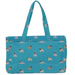 Funny Pugs Canvas Work Bag by SychEva