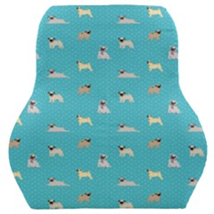 Funny Pugs Car Seat Back Cushion  by SychEva