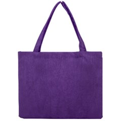 Leather Smooth 18-purple Mini Tote Bag by skindeep