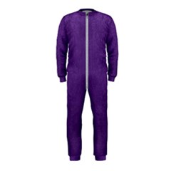 Leather Smooth 18-purple Onepiece Jumpsuit (kids) by skindeep