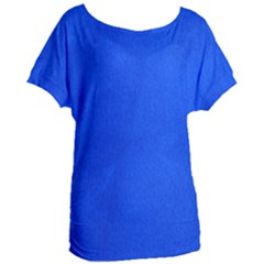 Leather Smooth 22 Blue Women s Oversized Tee by skindeep