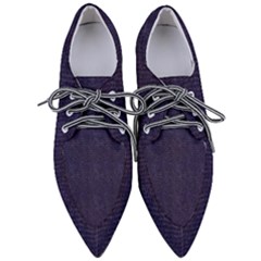 Leatherette 3 Pointed Oxford Shoes by skindeep