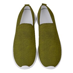 Leatherette 6 Green Women s Slip On Sneakers by skindeep