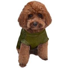 Leatherette 6 Green Dog T-shirt by skindeep