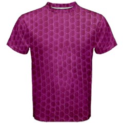 Leatherette 5 Purple Men s Cotton Tee by skindeep