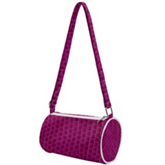 Leatherette 5 Purple Mini Cylinder Bag