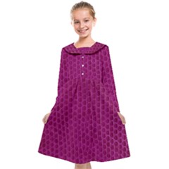 Leatherette 5 Purple Kids  Midi Sailor Dress by skindeep