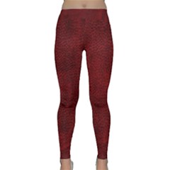 Leatherette 14 Classic Yoga Leggings by skindeep