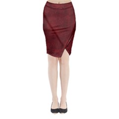 Leatherette 14 Midi Wrap Pencil Skirt by skindeep