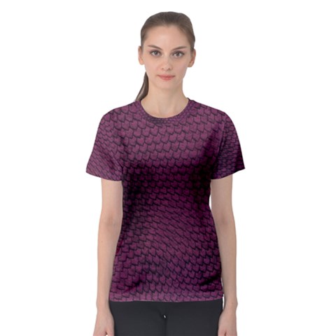 Reptile Skin Pattern 2 Women s Sport Mesh Tee by skindeep