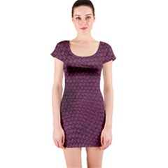 Reptile Skin Pattern 2 Short Sleeve Bodycon Dress by skindeep