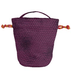 Reptile Skin Pattern 2 Drawstring Bucket Bag by skindeep