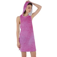 Reptile Skin Pattern 3 Racer Back Hoodie Dress by skindeep