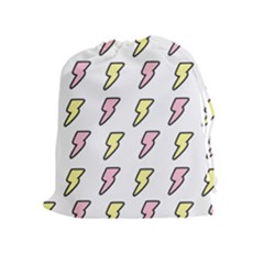 Pattern Cute Flash Design Drawstring Pouch (xl) by brightlightarts