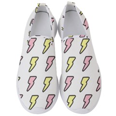 Pattern Cute Flash Design Men s Slip On Sneakers by brightlightarts