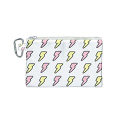 Pattern Cute Flash Design Canvas Cosmetic Bag (small) by brightlightarts