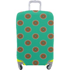 Ethnic Circular Print Luggage Cover (large) by designsbymallika