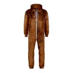 Aged Leather Hooded Jumpsuit (Kids)