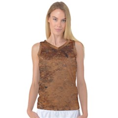 Aged Leather Women s Basketball Tank Top