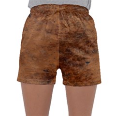 Aged Leather Sleepwear Shorts