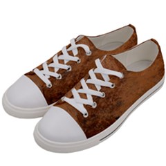 Aged Leather Men s Low Top Canvas Sneakers