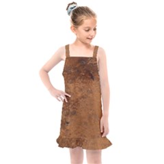 Aged Leather Kids  Overall Dress