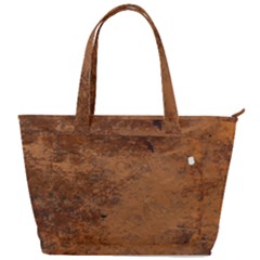 Aged Leather Back Pocket Shoulder Bag 