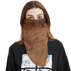 Aged Leather Face Covering Bandana (Triangle)