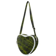 Cracked Leather 2a Heart Shoulder Bag by skindeep