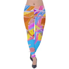 Sun Tea Velvet Leggings