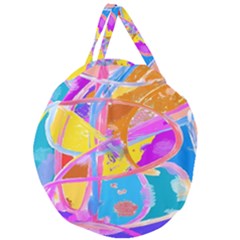 Sun Tea Giant Round Zipper Tote