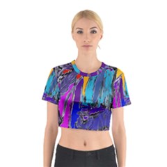 Waterfalls Cotton Crop Top by kiernankallan