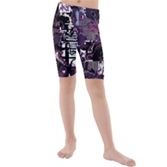 Pressure Points Kids  Mid Length Swim Shorts by MRNStudios