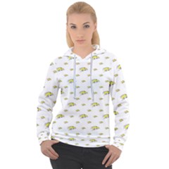 Cartoon Funny Weird Car Motif Pattern Women s Overhead Hoodie by dflcprintsclothing