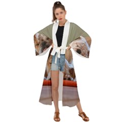 2 Sleeping Bulldogs Maxi Kimono by SomethingForEveryone