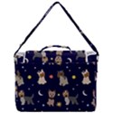 Terrier Cute Dog With Stars Sun And Moon Box Up Messenger Bag View3