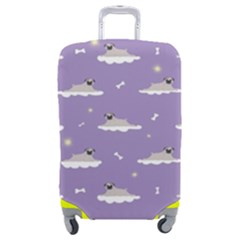 Pug Dog On A Cloud Luggage Cover (medium) by SychEva