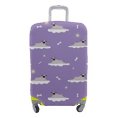 Pug Dog On A Cloud Luggage Cover (small) by SychEva