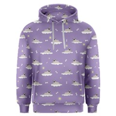 Pug Dog On A Cloud Men s Overhead Hoodie by SychEva