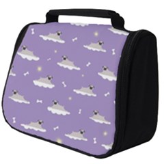 pug dog on a cloud Full Print Travel Pouch (Big)