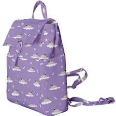 Pug Dog On A Cloud Buckle Everyday Backpack by SychEva