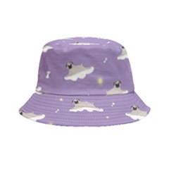 pug dog on a cloud Bucket Hat