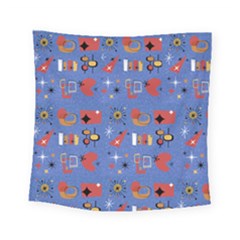 Blue 50s Square Tapestry (small) by InPlainSightStyle
