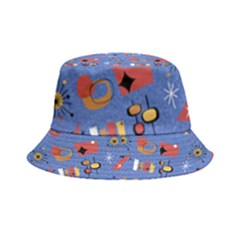 Blue 50s Inside Out Bucket Hat by InPlainSightStyle