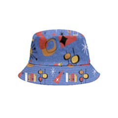 Blue 50s Bucket Hat (kids) by InPlainSightStyle
