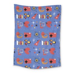 Blue 50s Medium Tapestry by InPlainSightStyle