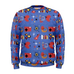 Blue 50s Men s Sweatshirt by InPlainSightStyle